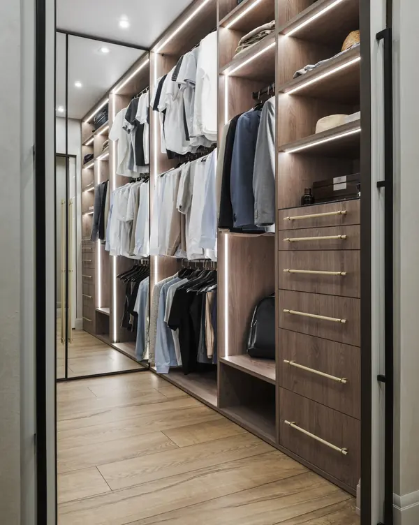 Реализация современной четырехкомнатной квартиры площадью 170 м²