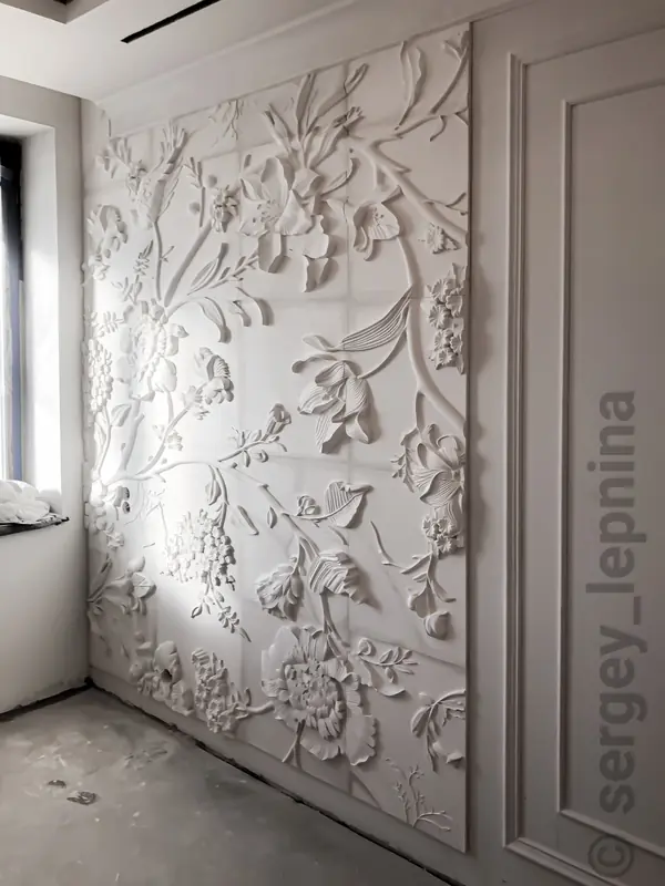 Монтаж 3D панели