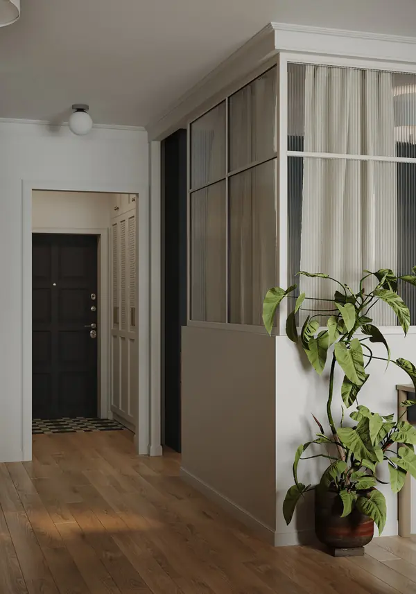 Вид на спальню