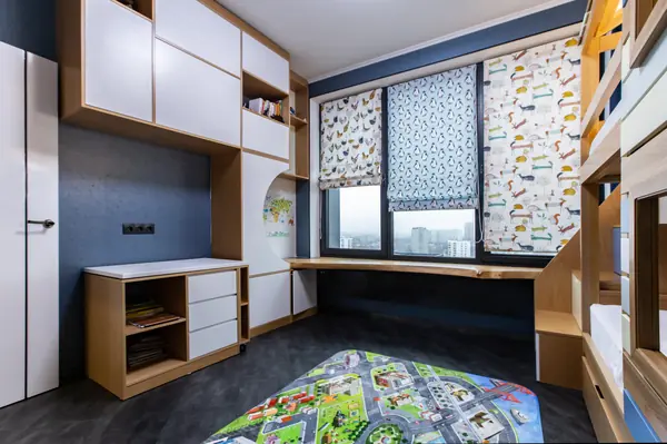 Детская комната для мальчика 15 кв.м.