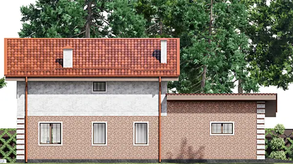 Проект двухэтажного дома 17х7 м S134м2 F-14687