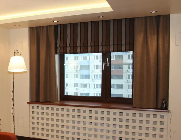 Шторы  в квартиру в современном стиле