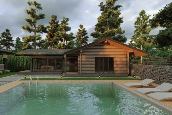 Дизайн фасада домаульный