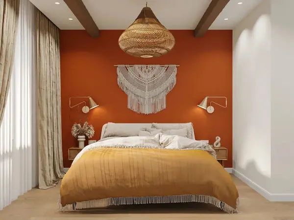 Трехкомнатная квартира 108 м² в скандинавском стиле с элементами бохо