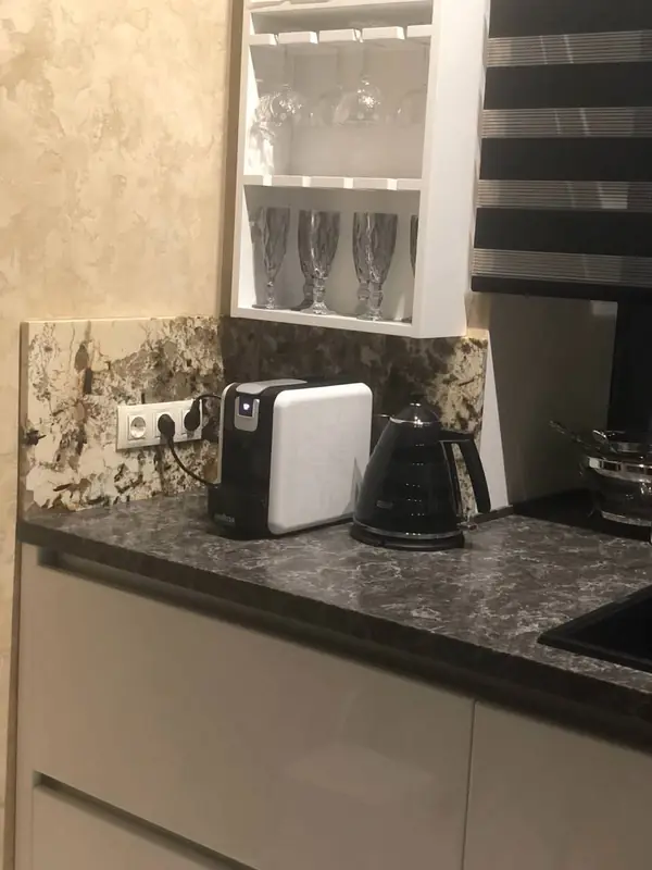 Камень в интерьере для кухни в стиле Лофт