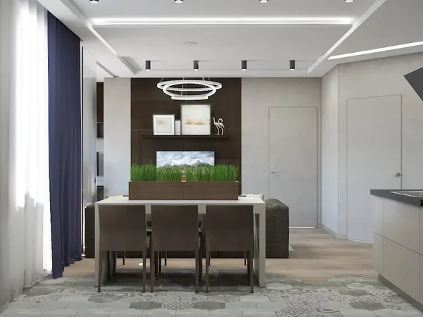 ЖК Cloud Nine, 3 комнаты, 70 м²