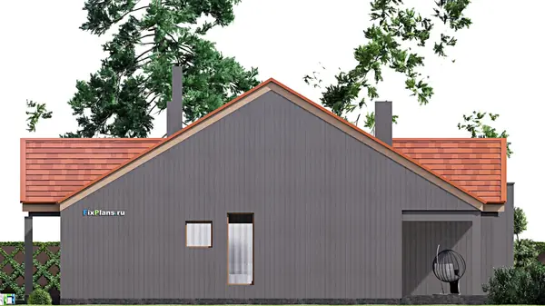 Проект одноэтажного дома 18х21м S246м2 F-16685