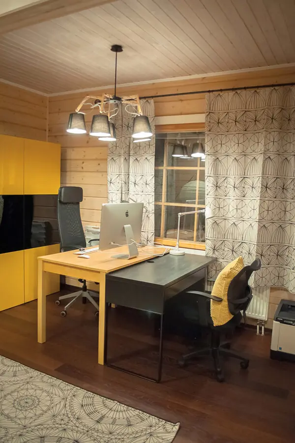 Кабинет. Дом из клееного бруса