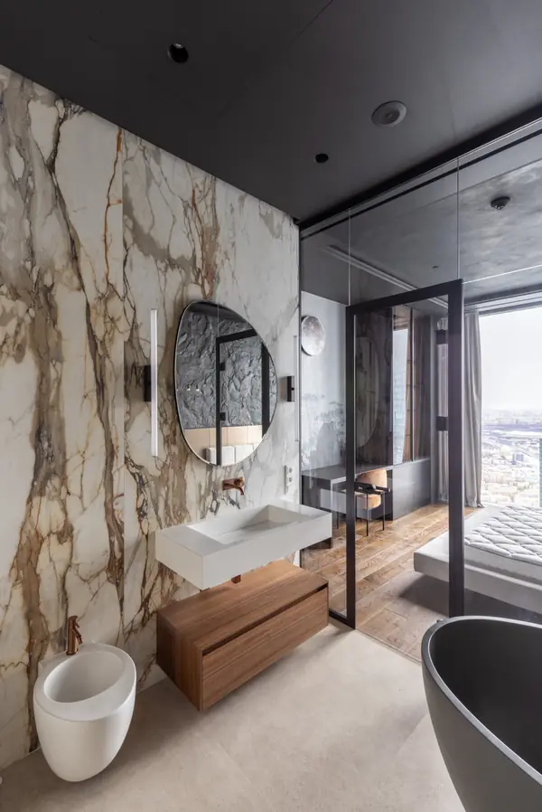 One-bedroom apartment in Skyscraper