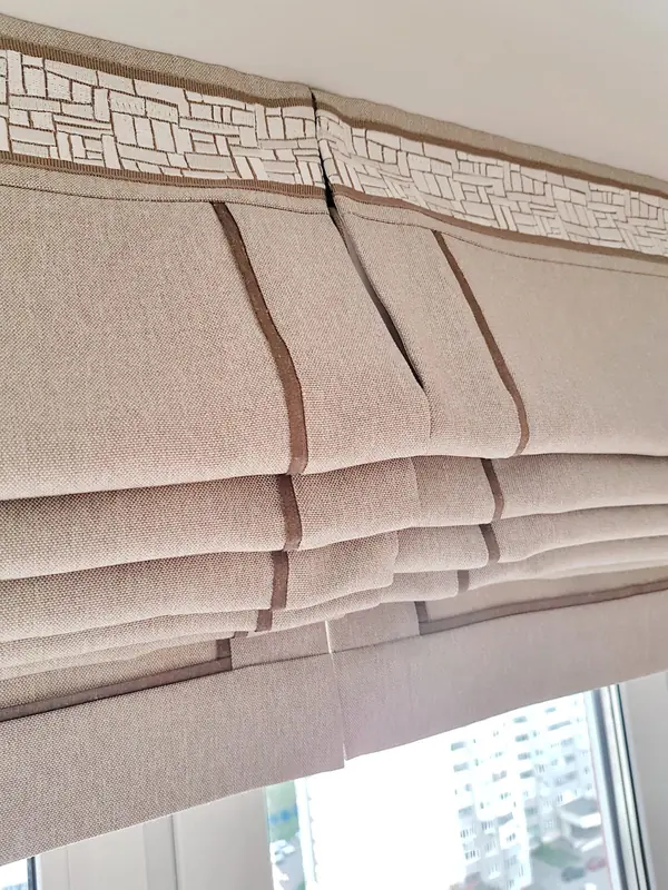 Римские шторы в разных проектах