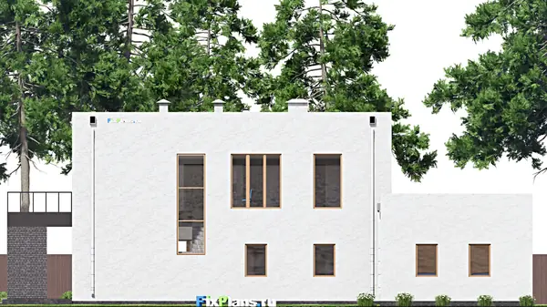 Проект двухэтажного дома 18х24 м S482м2 F-15254