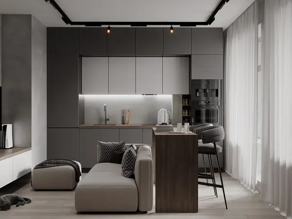 Дизайн-проект однокомнатной квартиры