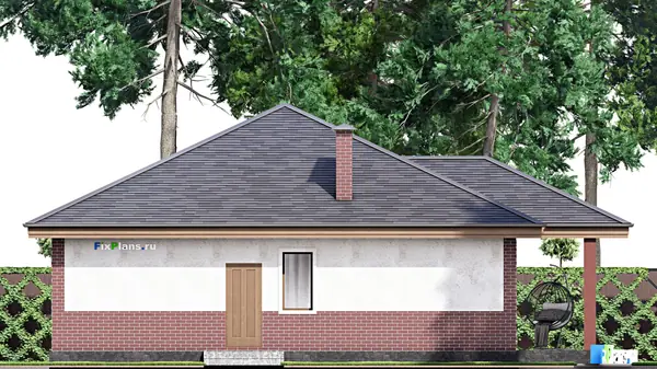 Проект одноэтажного дома 13х14м S126м2 F-13760