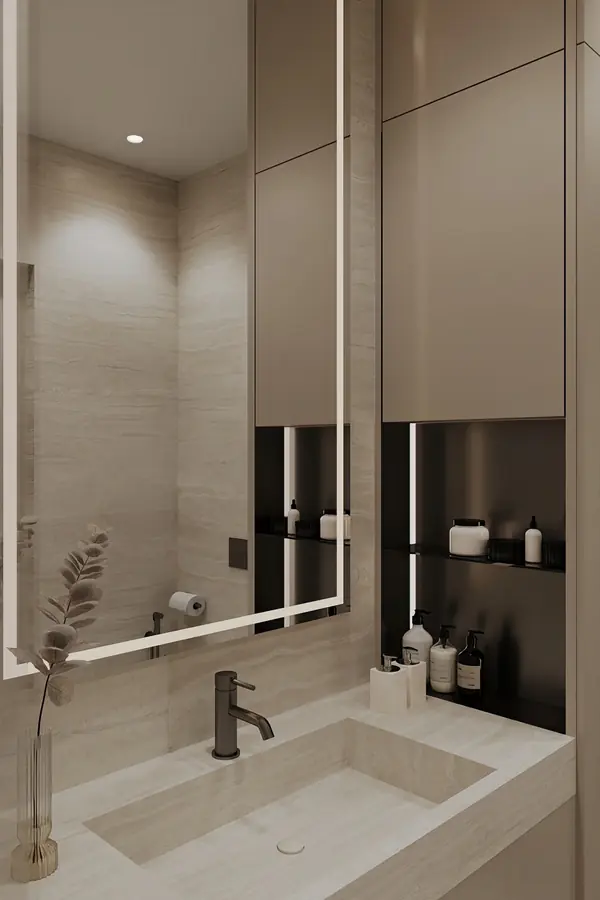 Дизайн и ремонт квартиры в ЖК Tophills - Минимализм как искусство