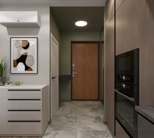 Дизайн двухкомнатной квартиры по адресу: Очаковское шоссе, 9А