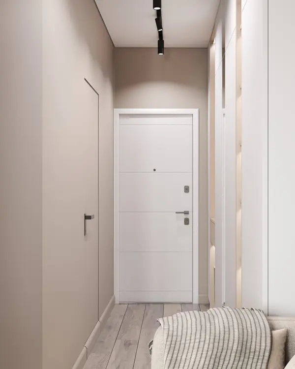 Проект современной квартиры 39 м² в Москве для двоих