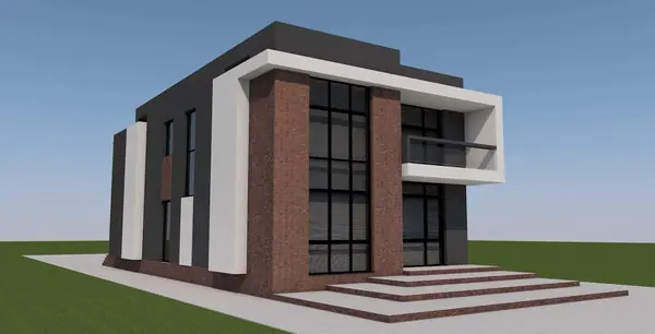 Архитектура дома в стиле Хай-тек