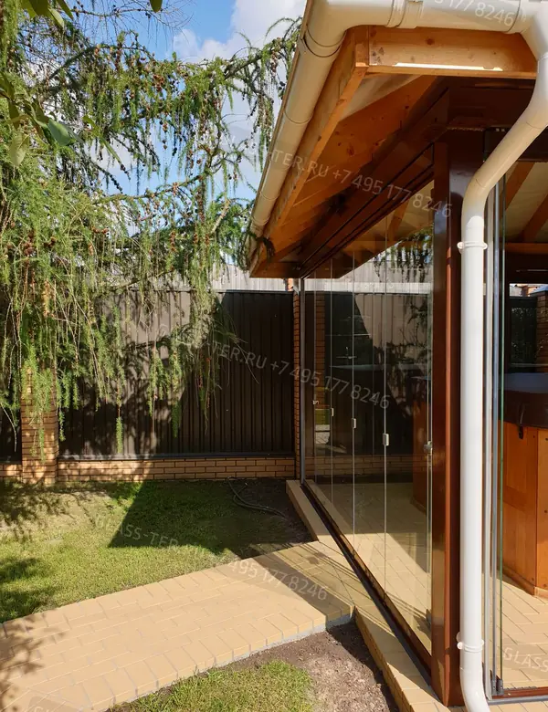 Остекление беседки