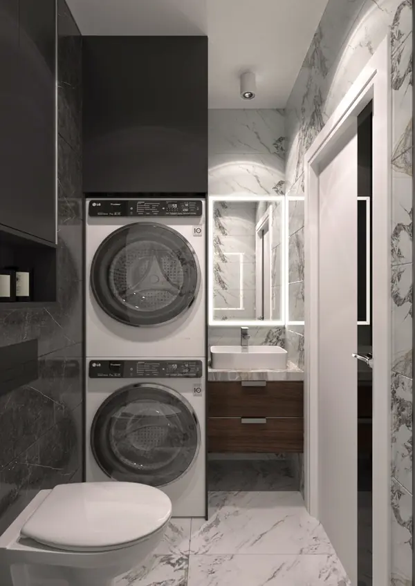 Проект двухкомнатной квартиры 65 кв.м.