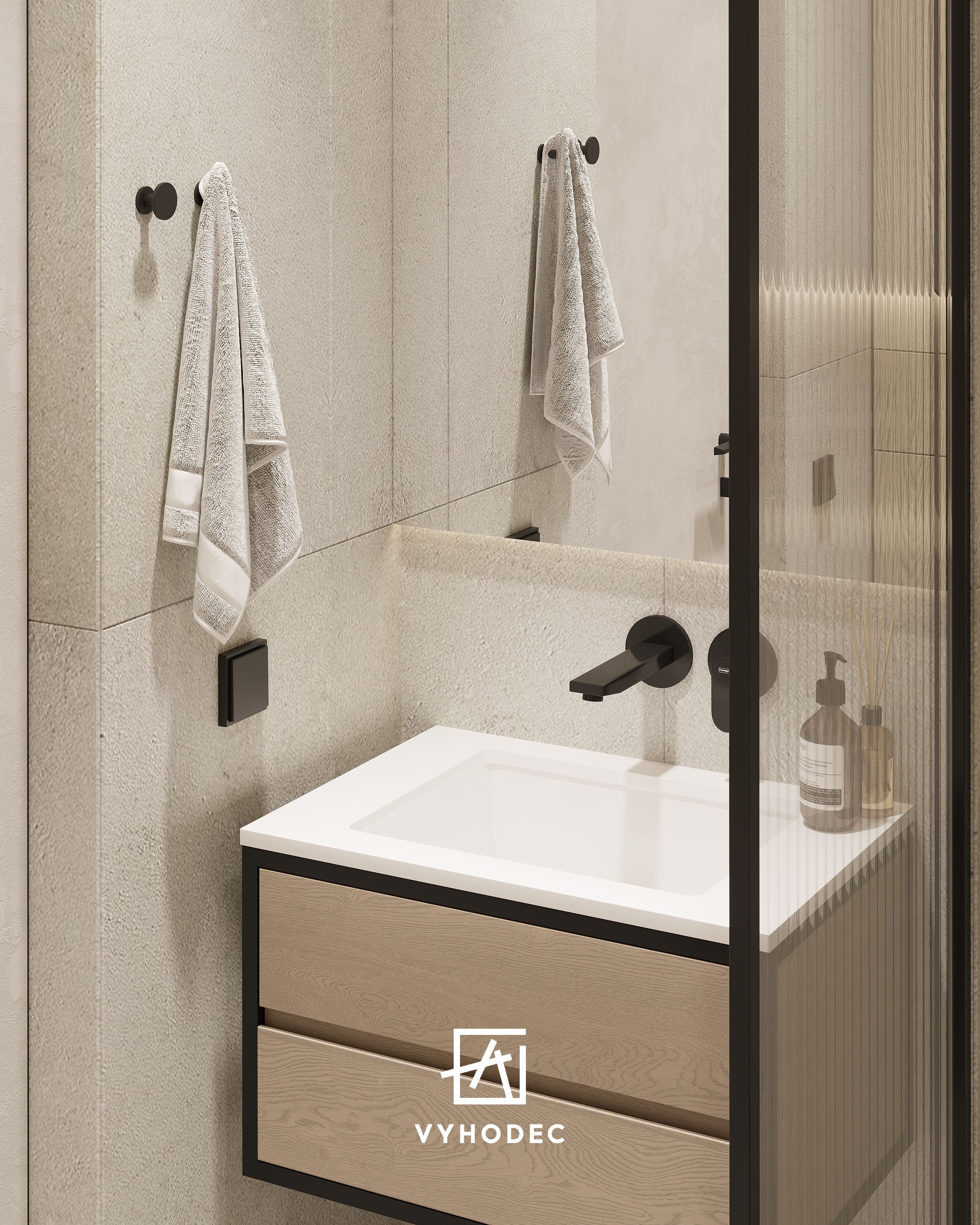 Обложка проекта: Санузел с деревом