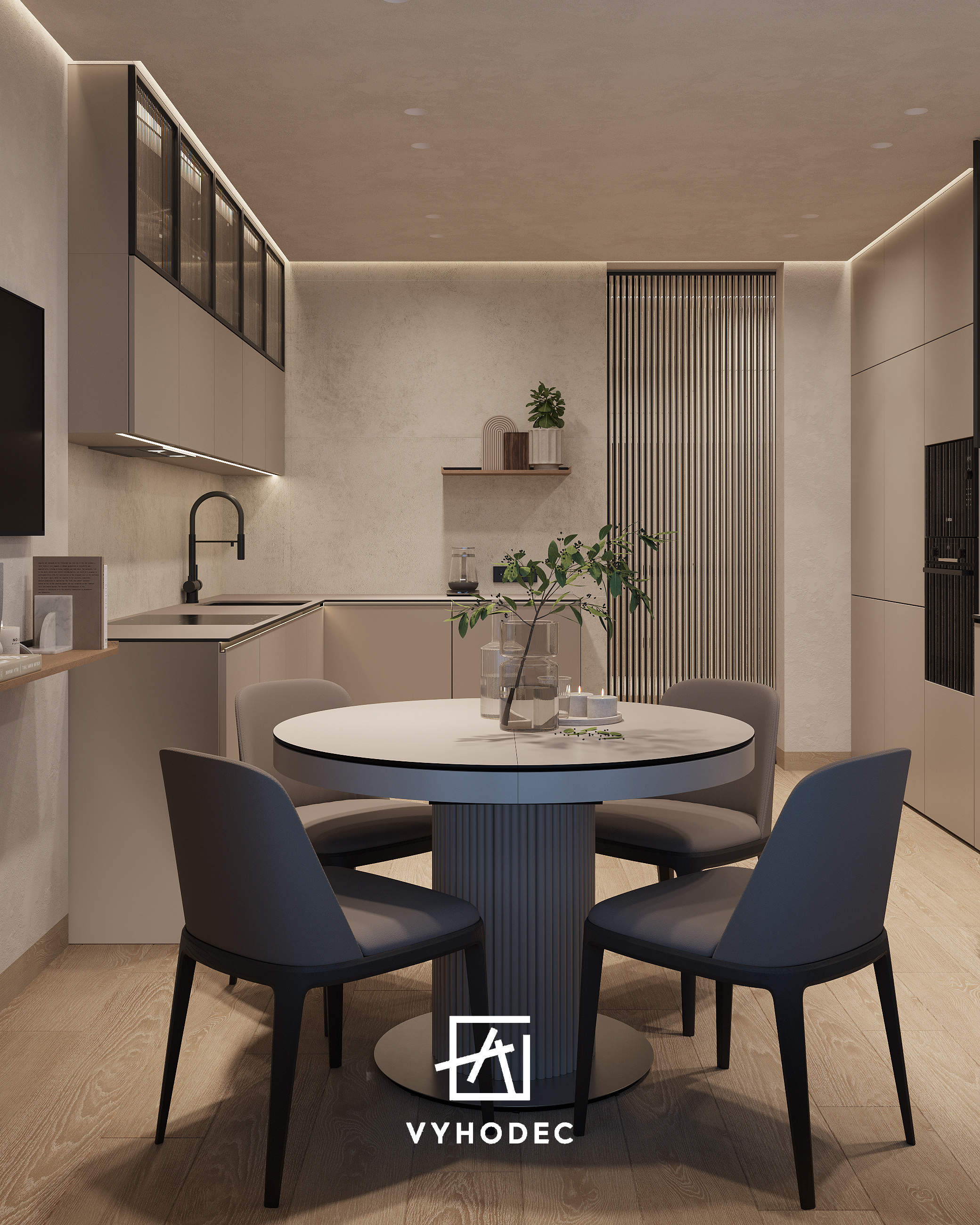 Маленькая кухня-гостиная