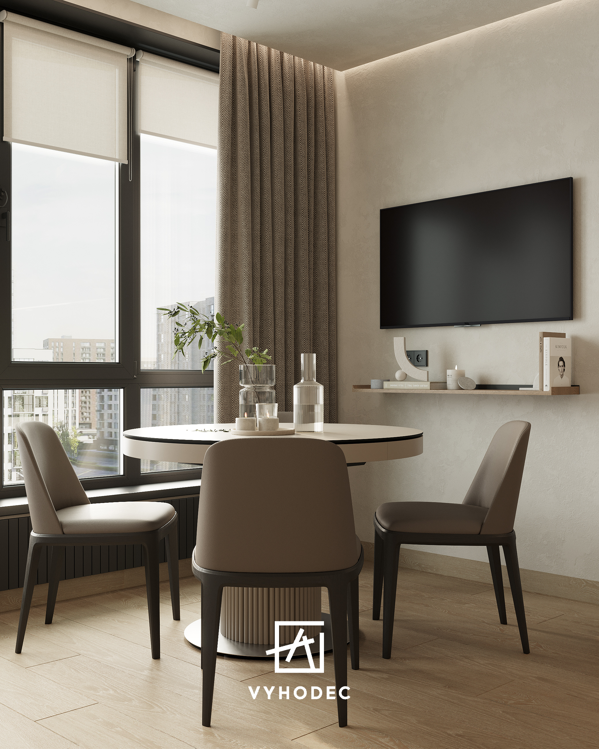 Маленькая кухня-гостиная