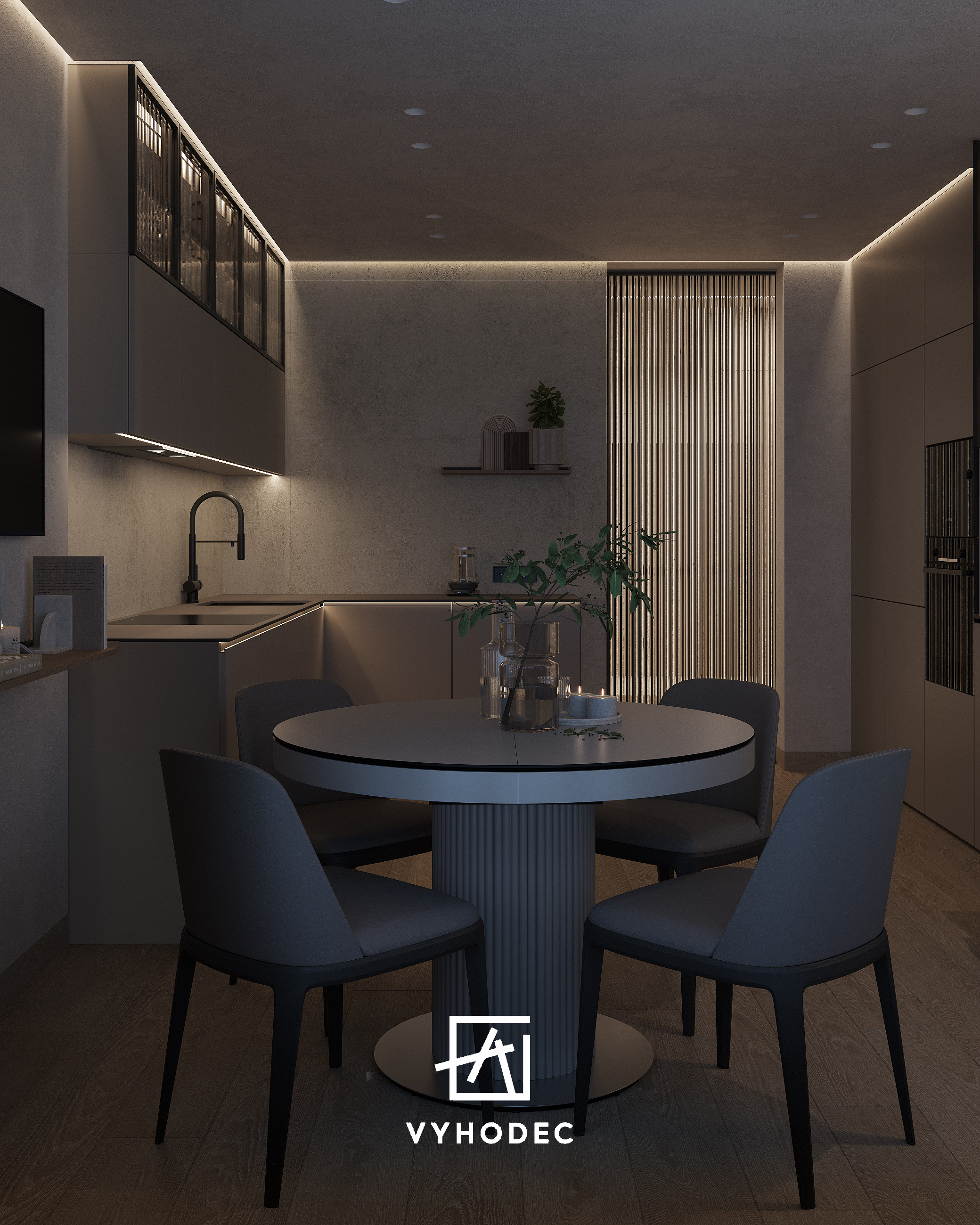 Маленькая кухня-гостиная