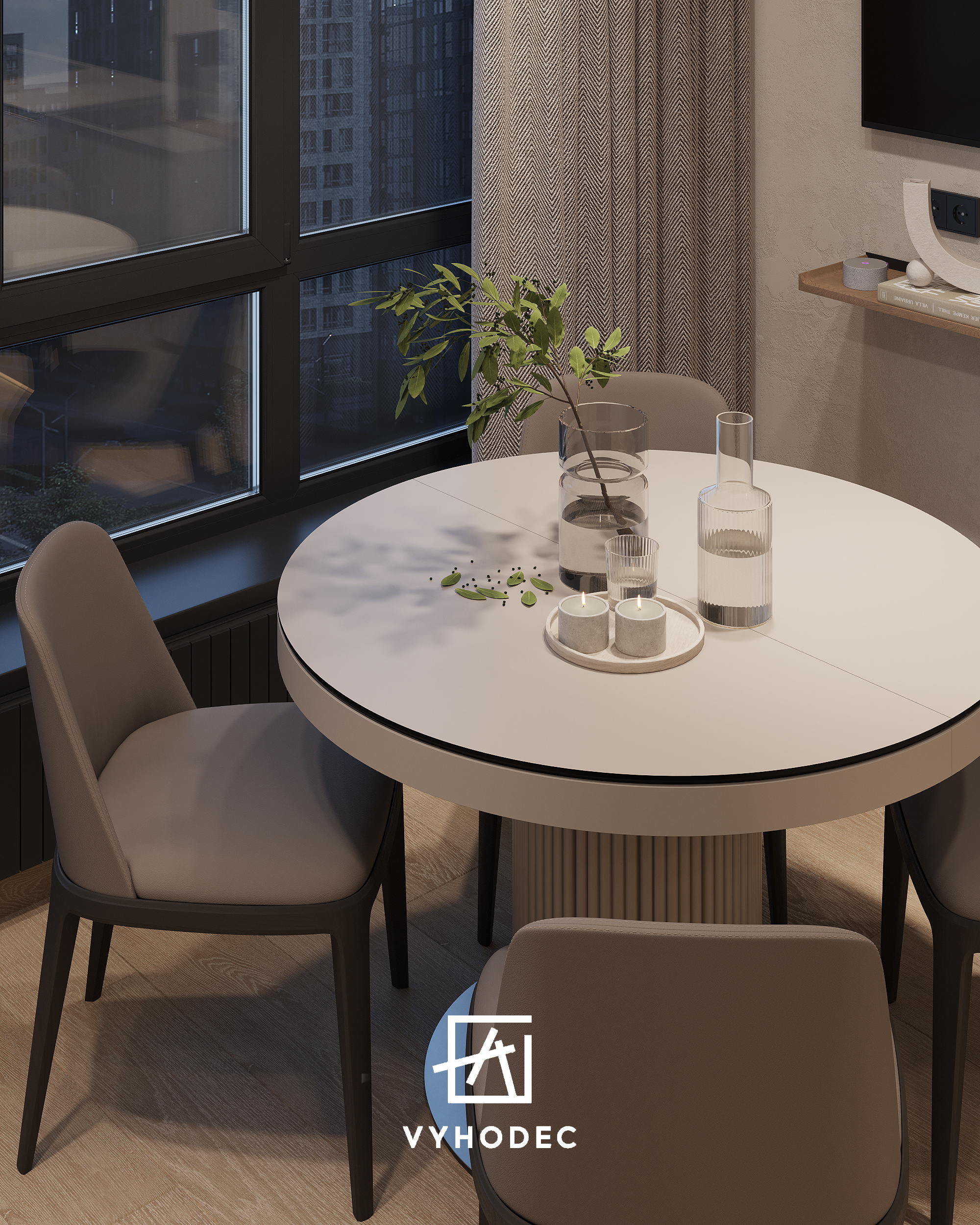 Маленькая кухня-гостиная