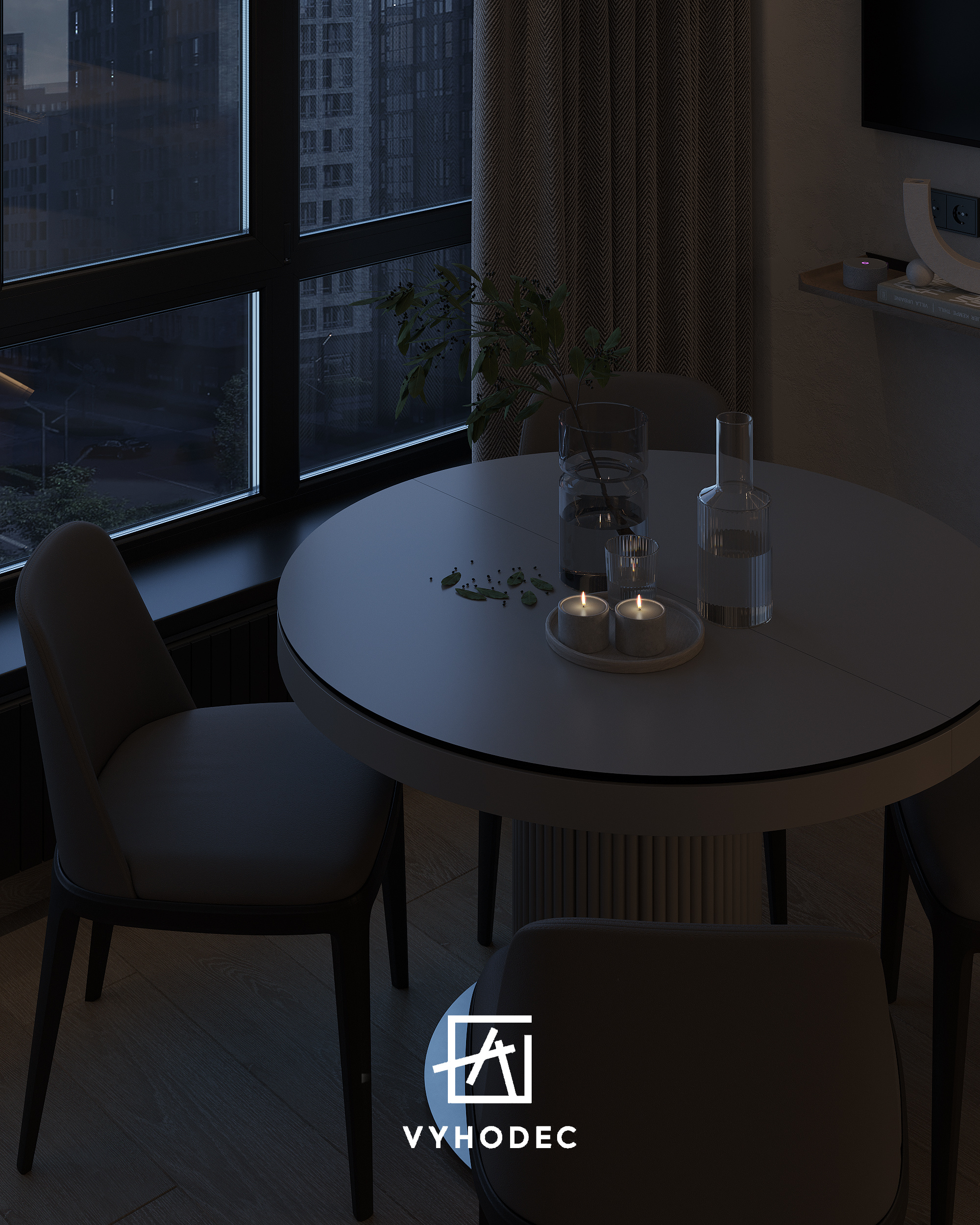 Маленькая кухня-гостиная