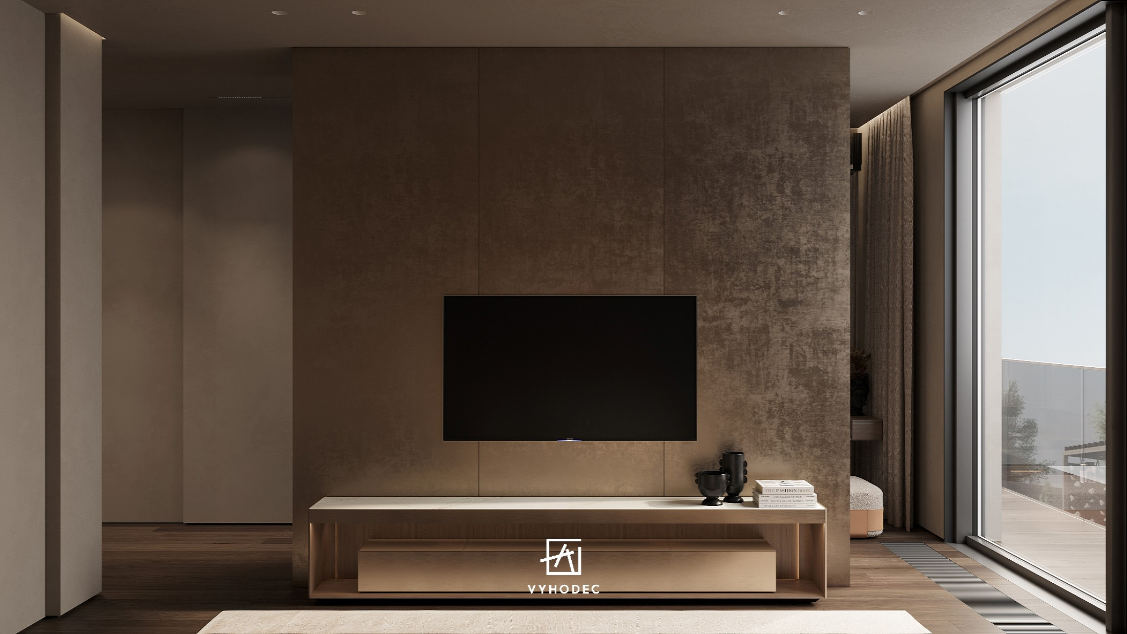 Роскошная мастер спальня для частного дома