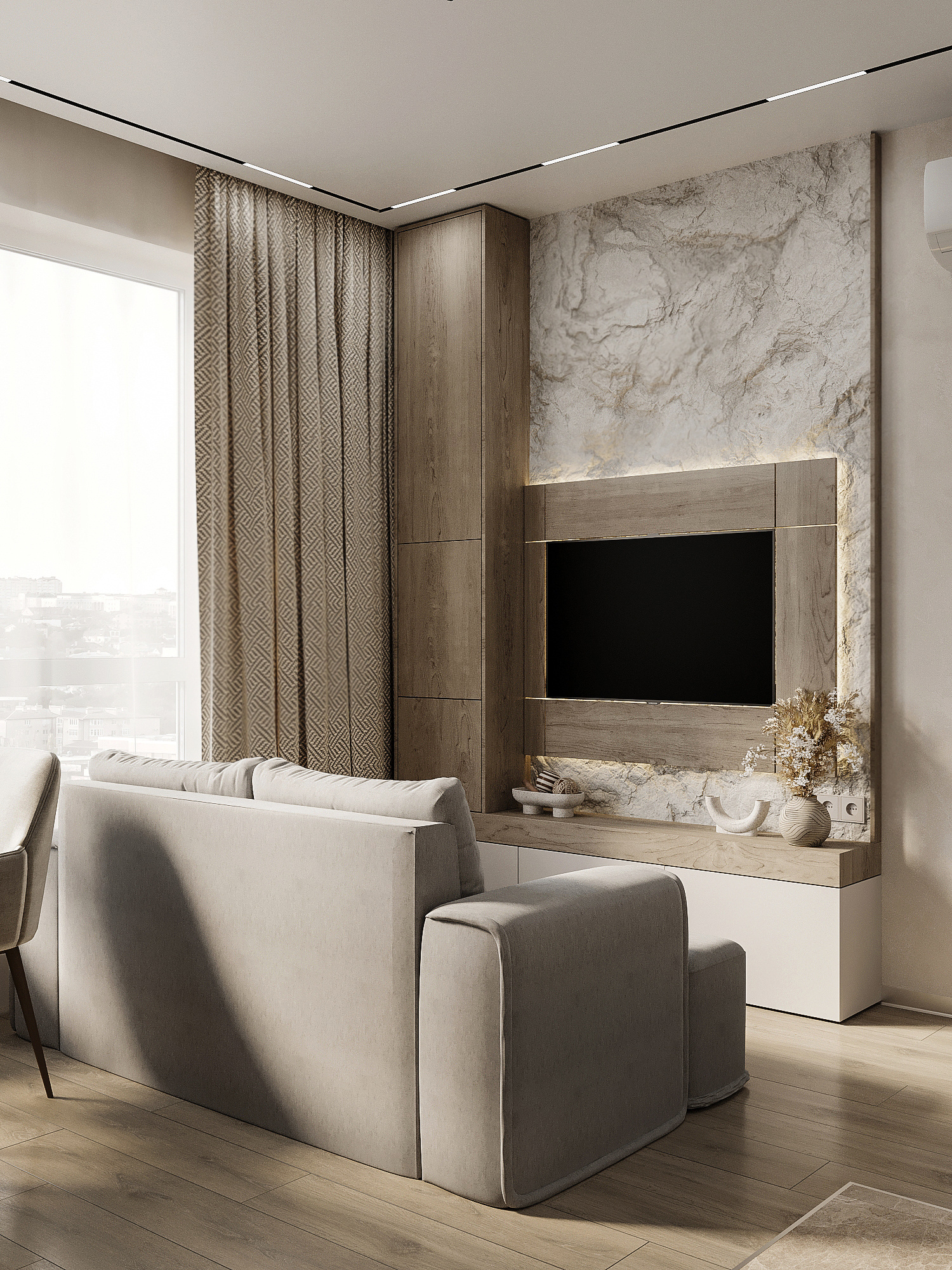 Двухкомнатная квартира 48 м2