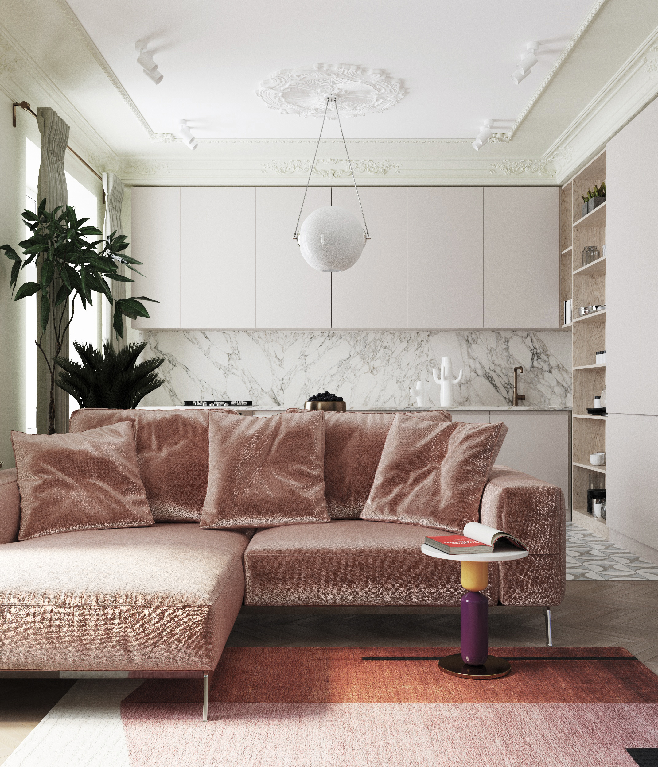 КВАРТИРА В "СТАЛИНКЕ" НА ЛЕНИНСКОМ ПРОСПЕКТЕ