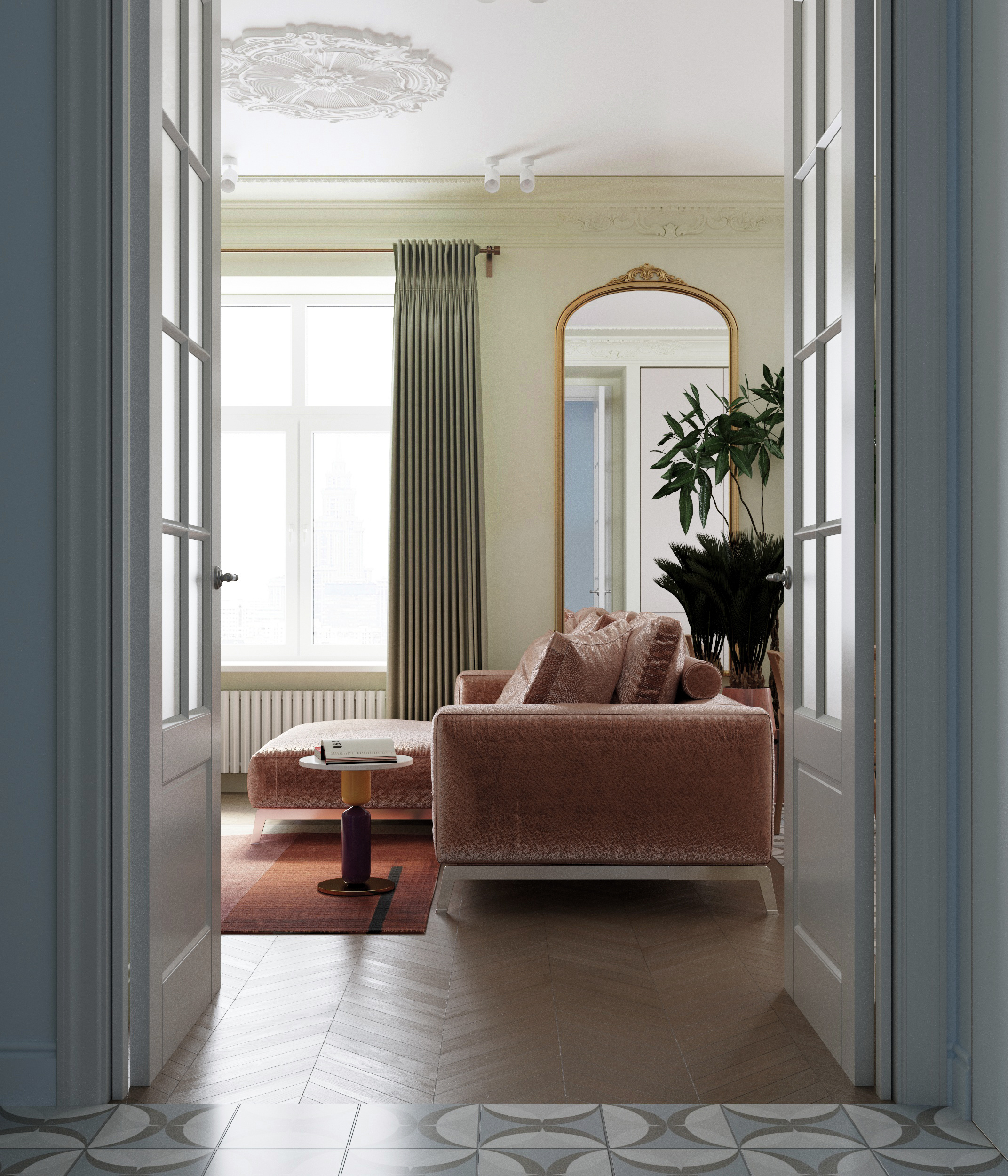 КВАРТИРА В "СТАЛИНКЕ" НА ЛЕНИНСКОМ ПРОСПЕКТЕ