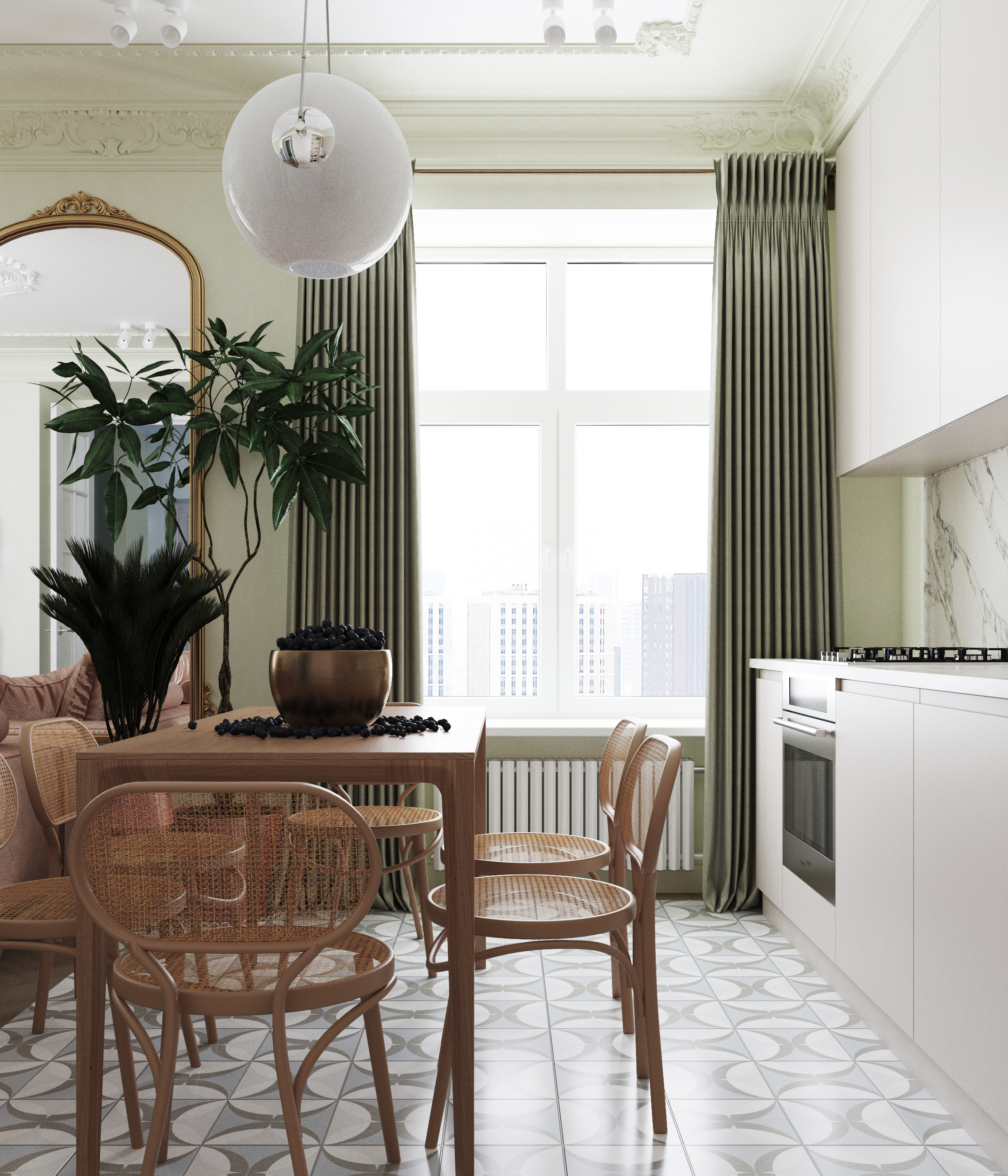 КВАРТИРА В "СТАЛИНКЕ" НА ЛЕНИНСКОМ ПРОСПЕКТЕ