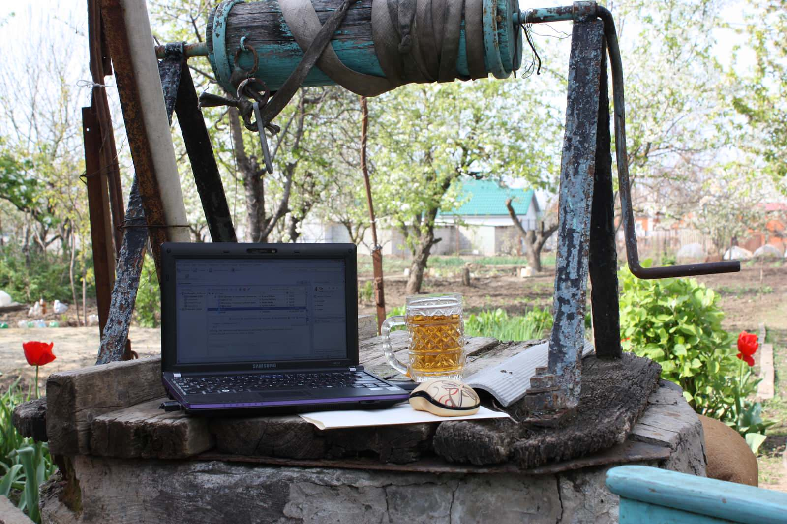 Modern Russian village