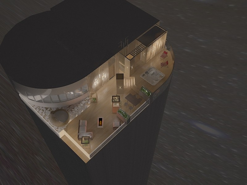 Terrace for Penthouse