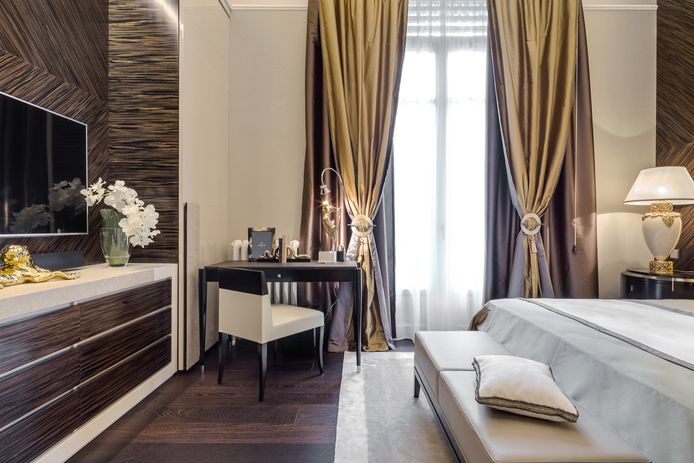 Interior design of apartment on Italian Riviera