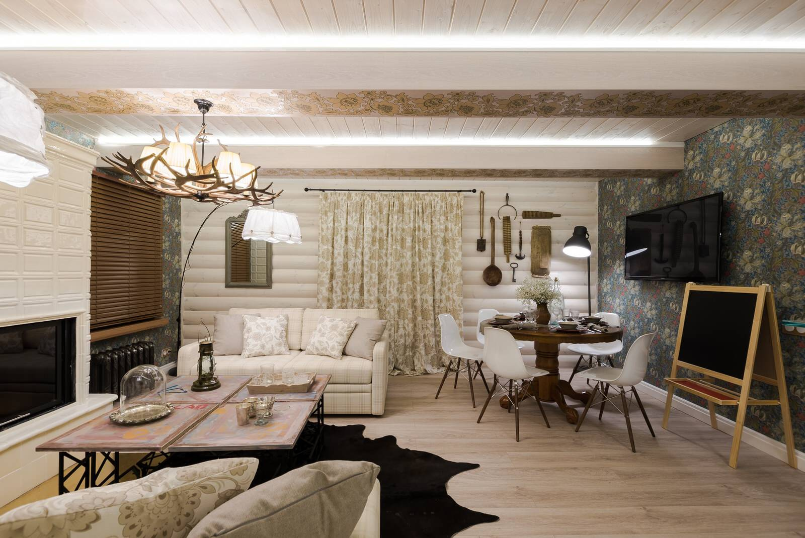 English log hut