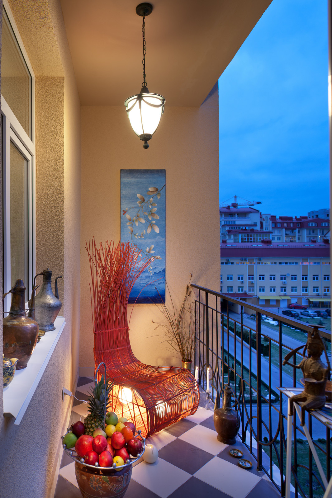 Гостиная недели 20 кв.м — дизайн в стиле студий Латинского квартала