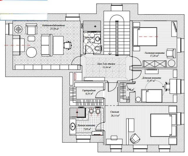 Houzz-тур: Дом в стиле Шерлока Холмса и одного шоколадного лабрадора