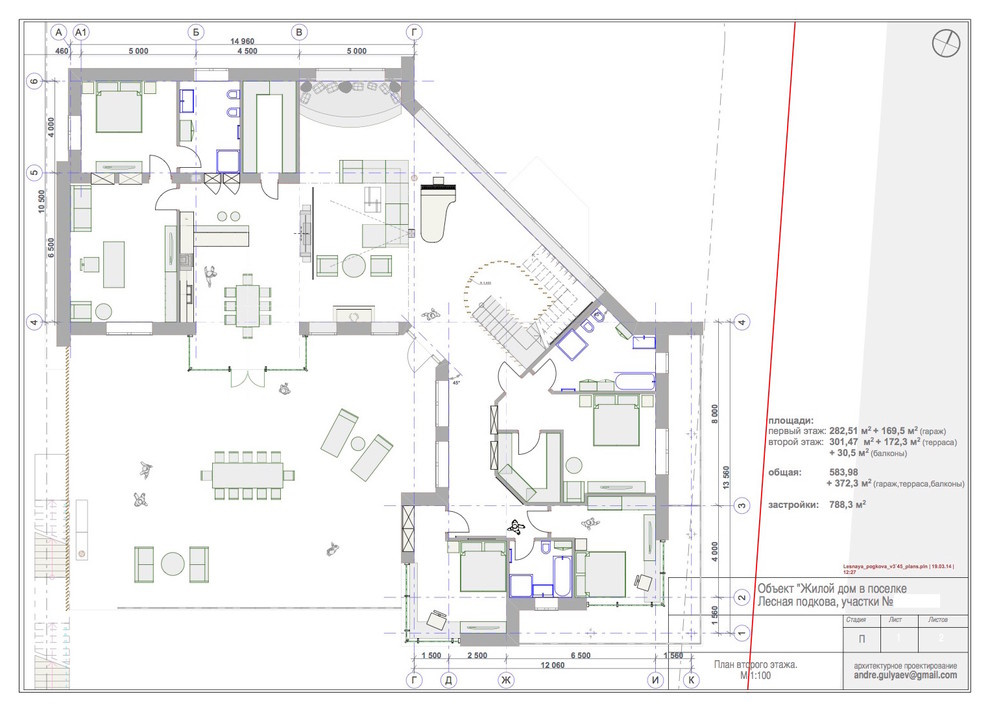 Second level plan