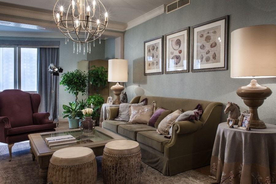 Светлая гостиная