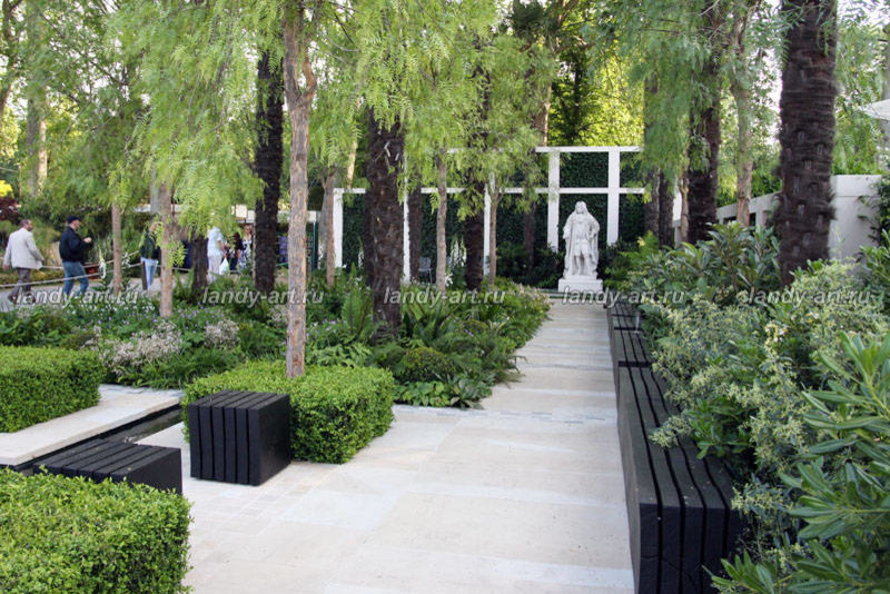 Идеи скамеек для садов и парков.