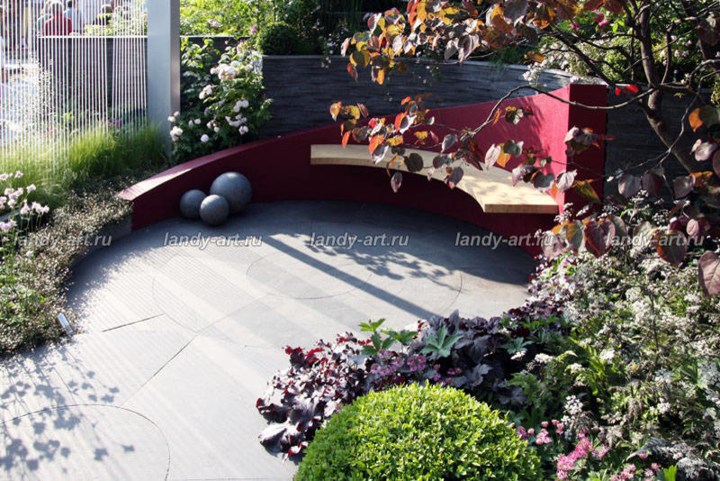 Идеи скамеек для садов и парков.