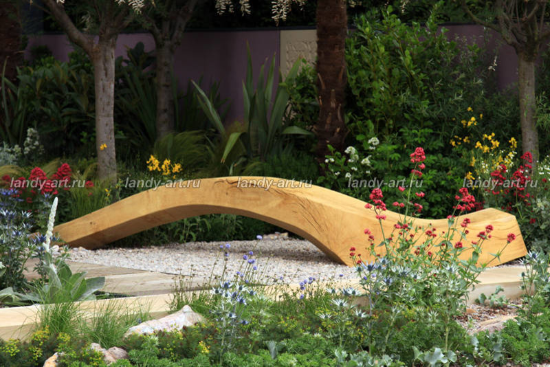 Идеи скамеек для садов и парков.