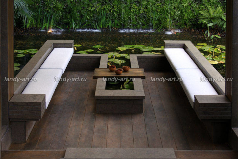 Идеи скамеек для садов и парков.