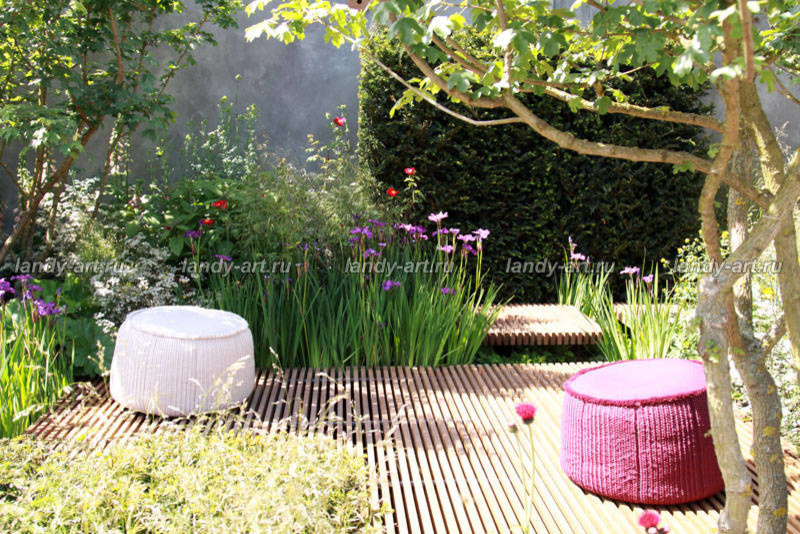 Идеи скамеек для садов и парков.