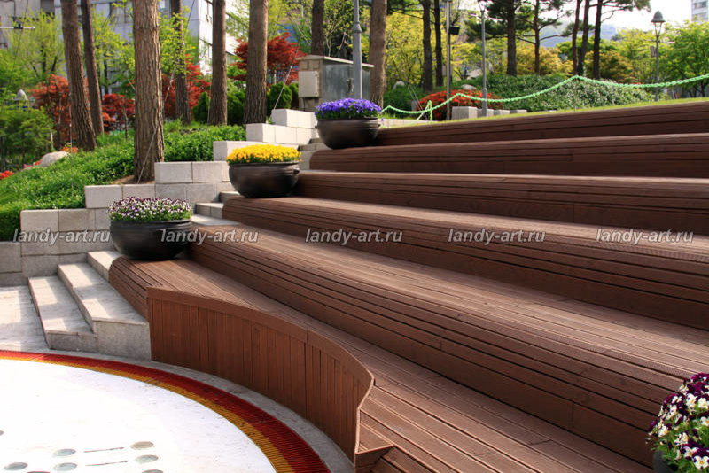 Идеи скамеек для садов и парков.