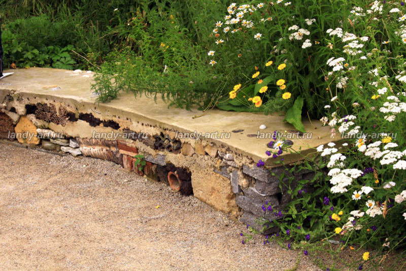 Идеи скамеек для садов и парков.