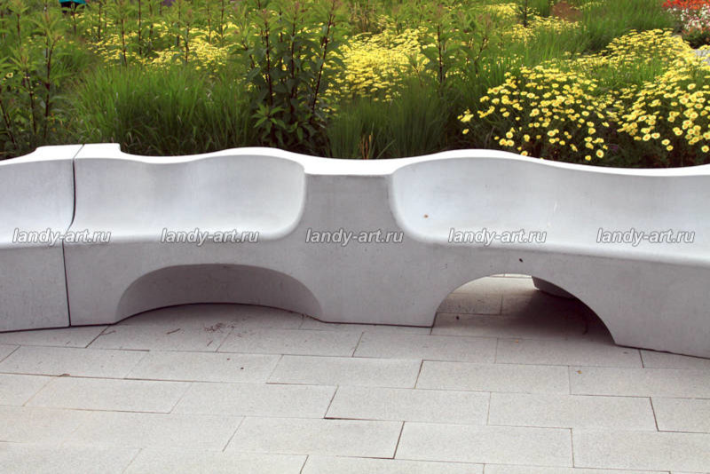 Идеи скамеек для садов и парков.